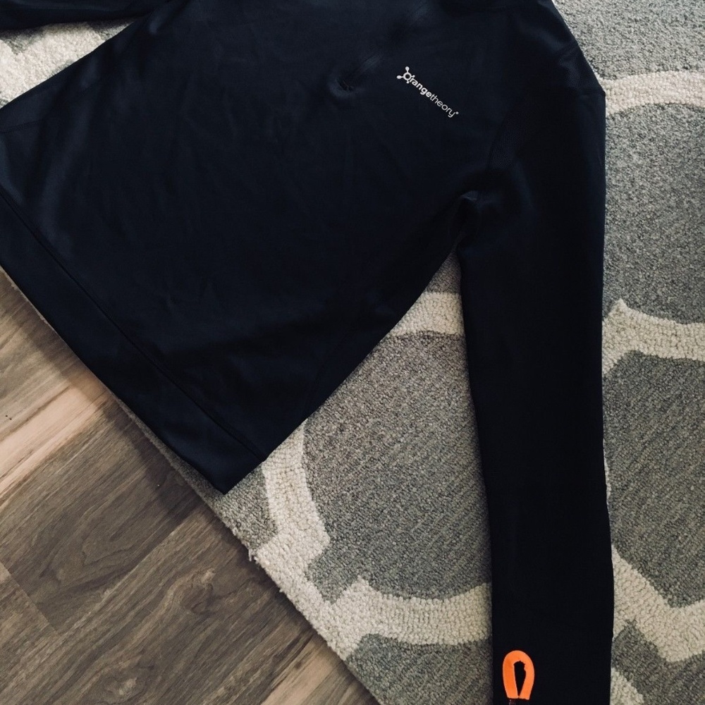Orangetheory-Black-Quarter-Zip-Size-S-Long-Sleeve